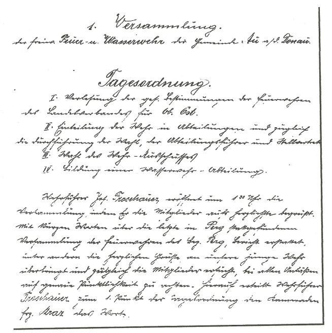 MitschriftdererstenVersammlung